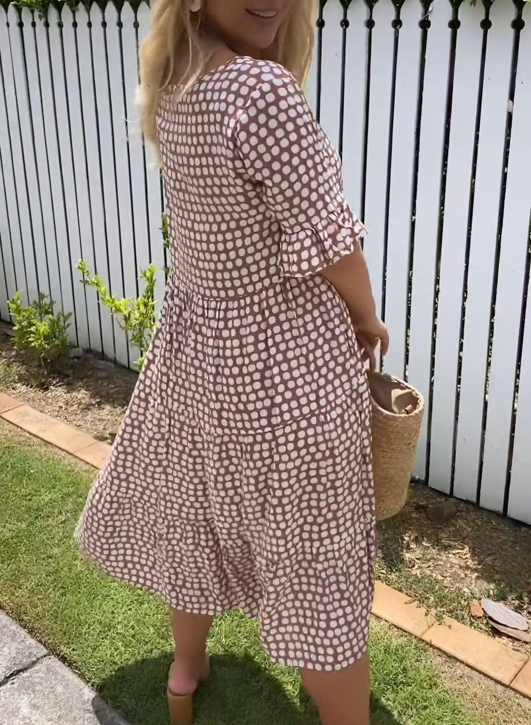Mara - Vestito Elegante a Strisce