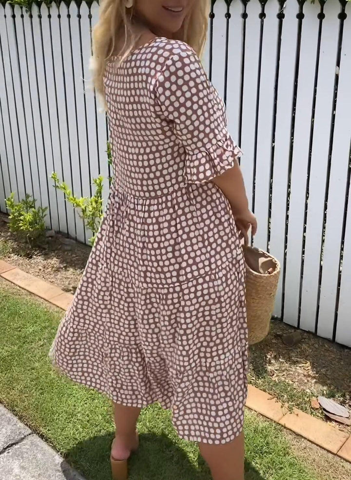 Mara - Vestito Elegante a Strisce