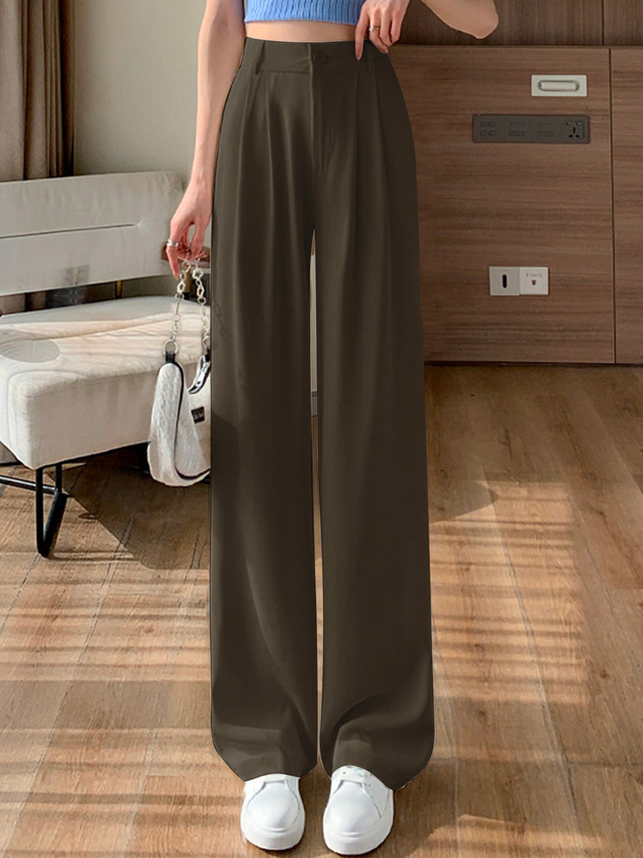 Emma - Pantaloni in Lino a Gamba Larga