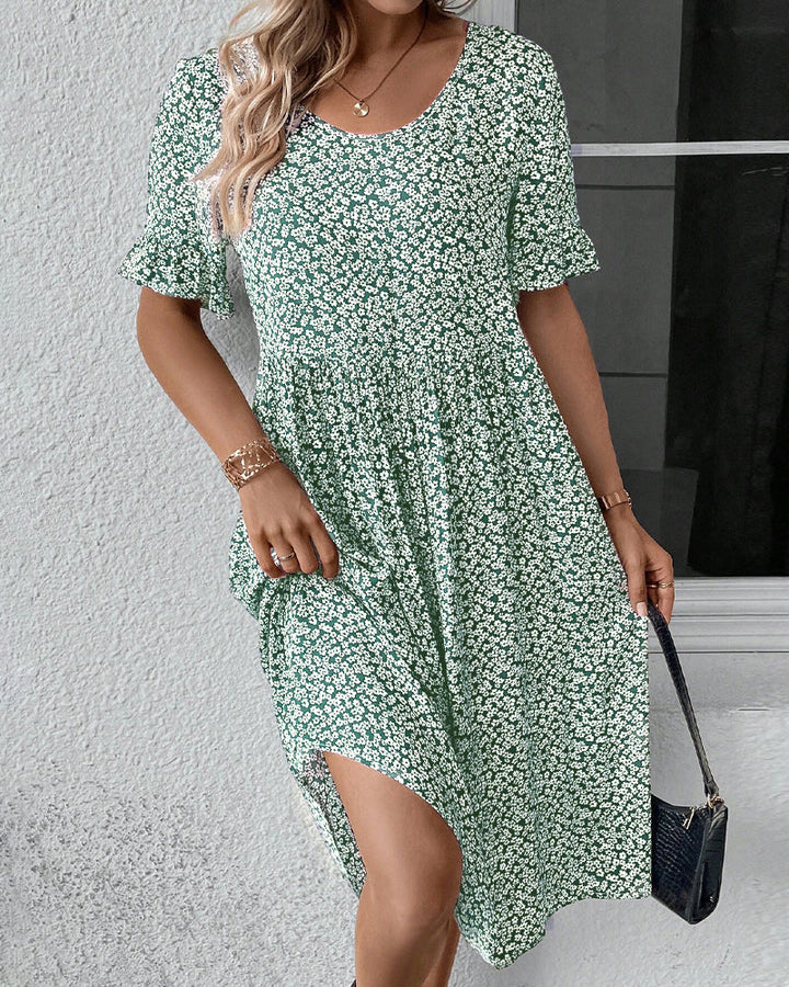 Livia - Abito Midi Elegante Floreale