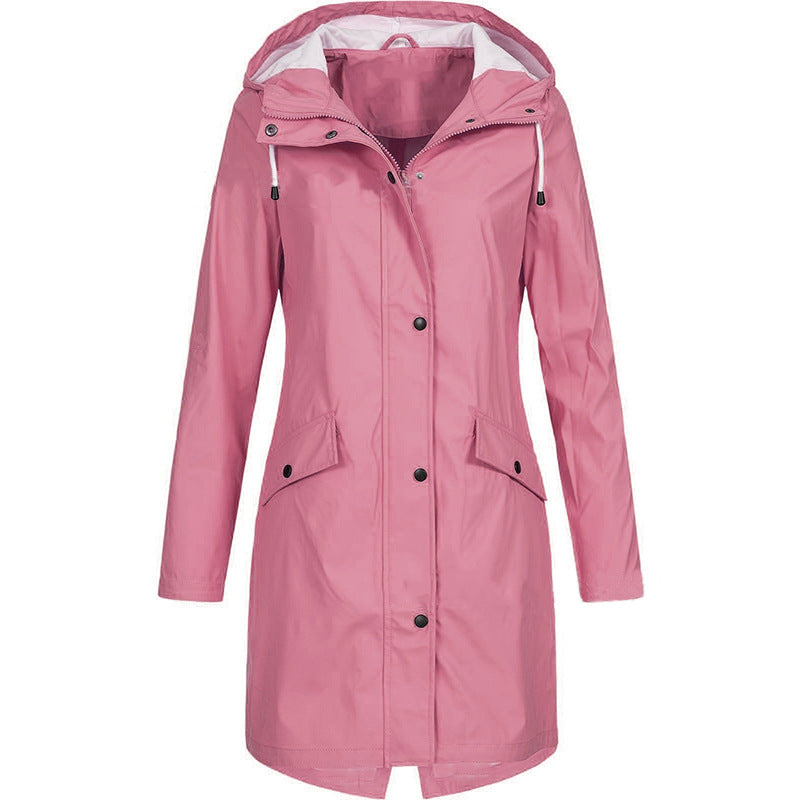 Livia - Giacca Impermeabile in Nylon con Cappuccio