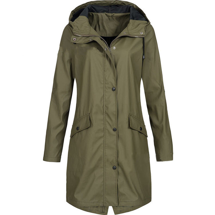Livia - Giacca Impermeabile in Nylon con Cappuccio