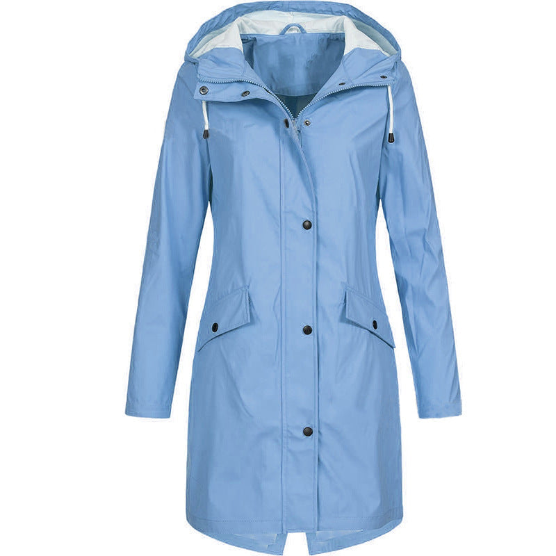 Livia - Giacca Impermeabile in Nylon con Cappuccio