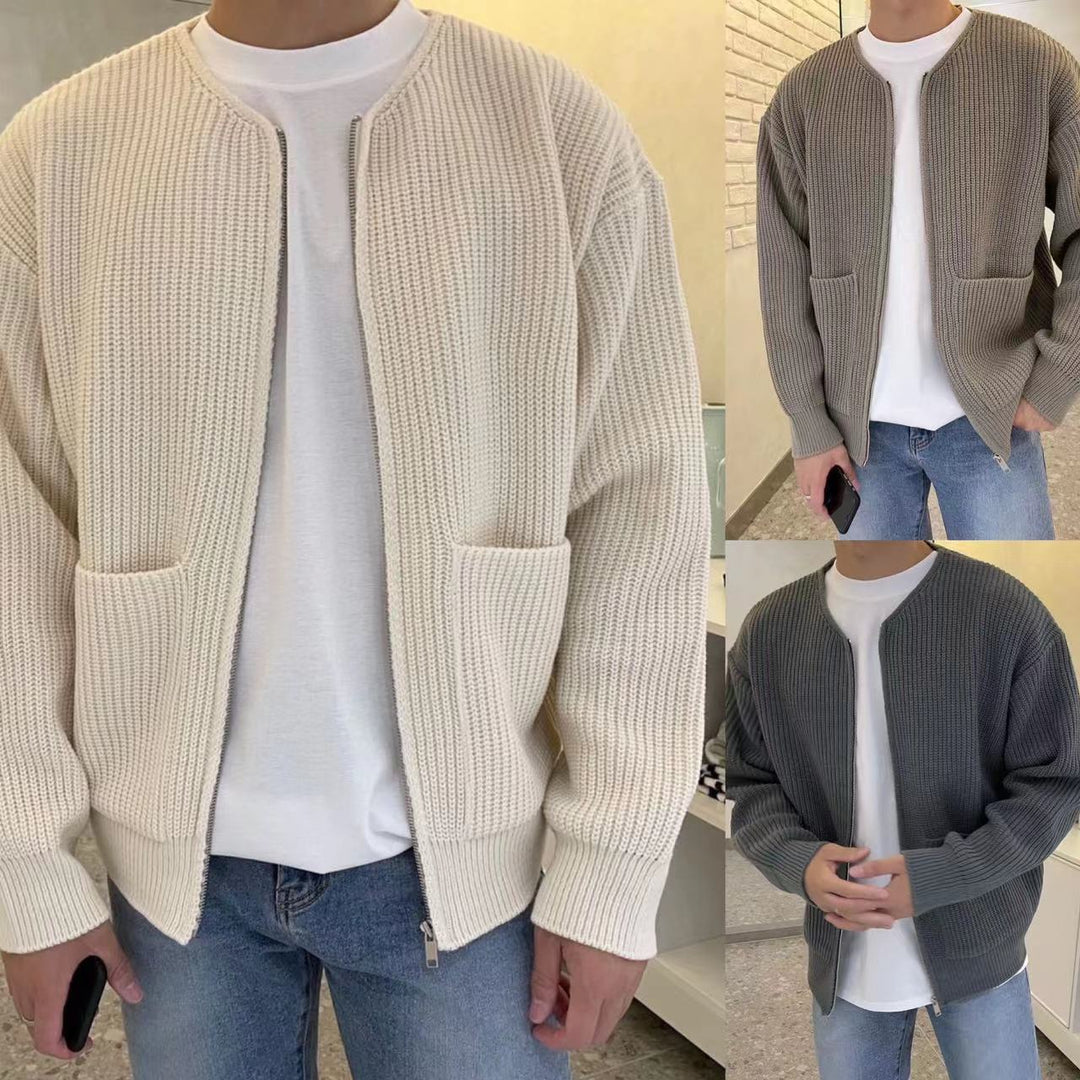 Sergio - Cardigan in lana a maglia