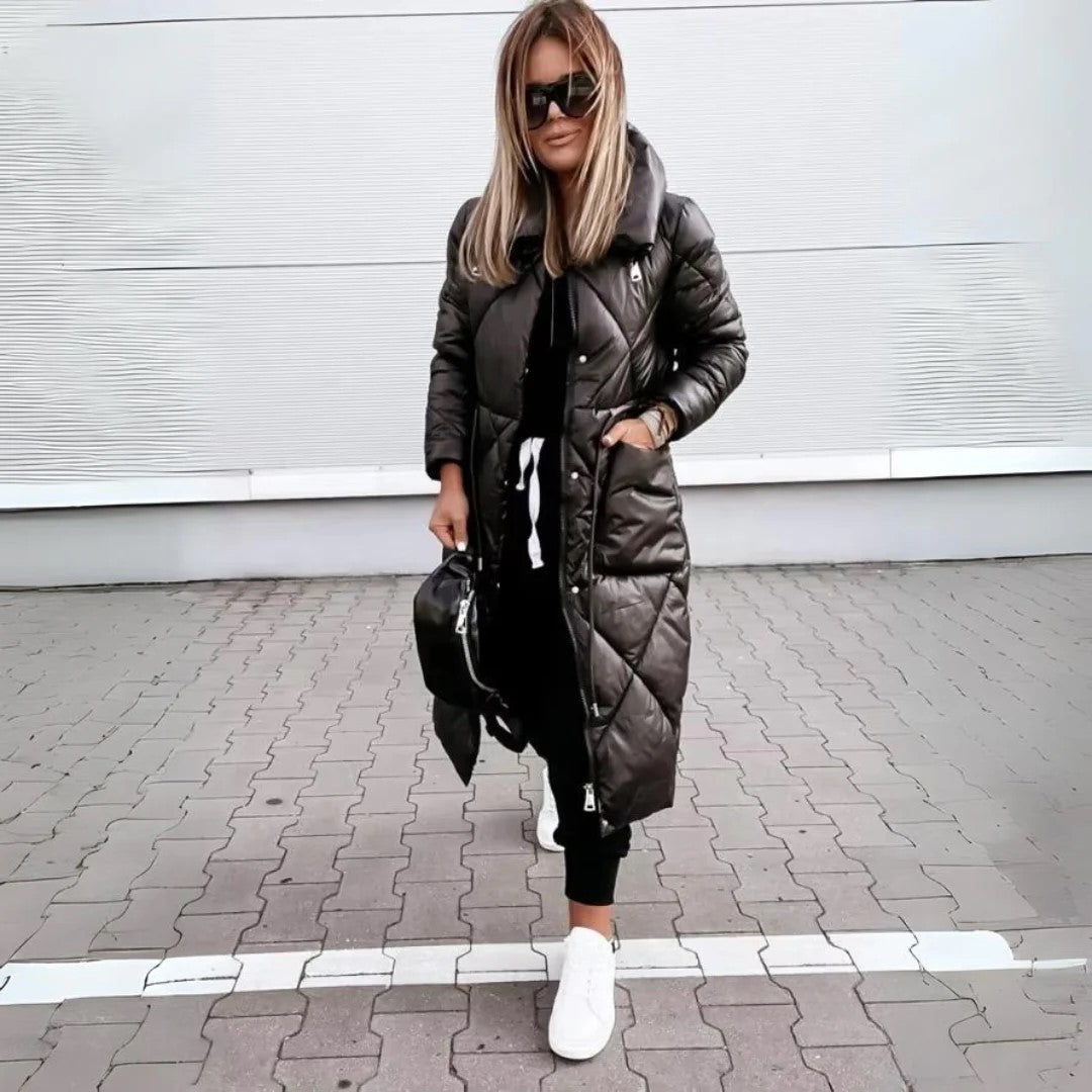 Carla - Giacca parka lunga in pile