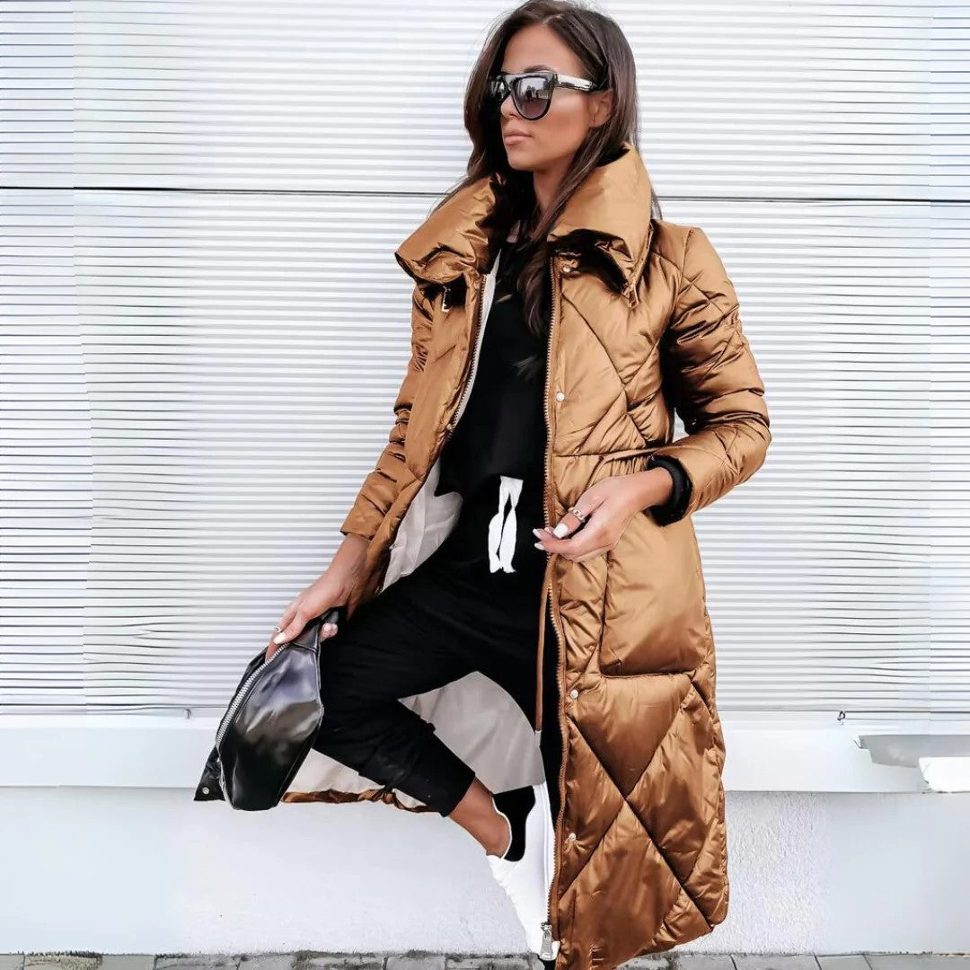 Carla - Giacca parka lunga in pile