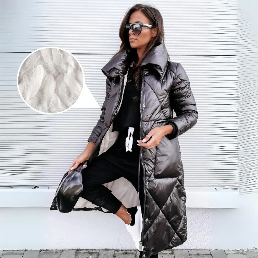 Carla - Giacca parka lunga in pile