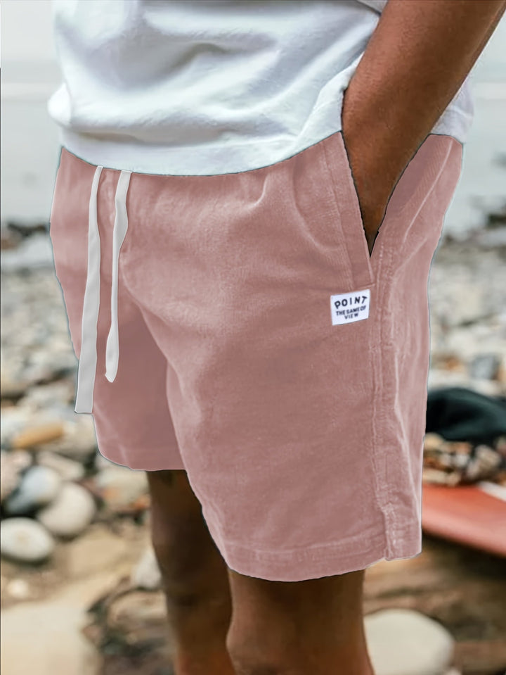 Pantaloni corti in velluto a coste