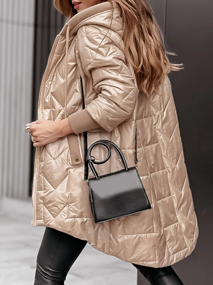 Nina - Cappotto Invernale Donna in Lana di Alta Qualità, Moda Trendy per la Stagione Fredda
