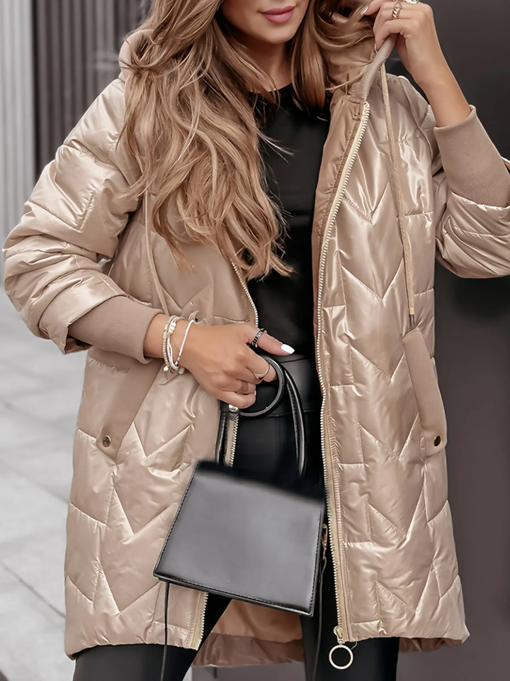 Nina - Cappotto Invernale Donna in Lana di Alta Qualità, Moda Trendy per la Stagione Fredda