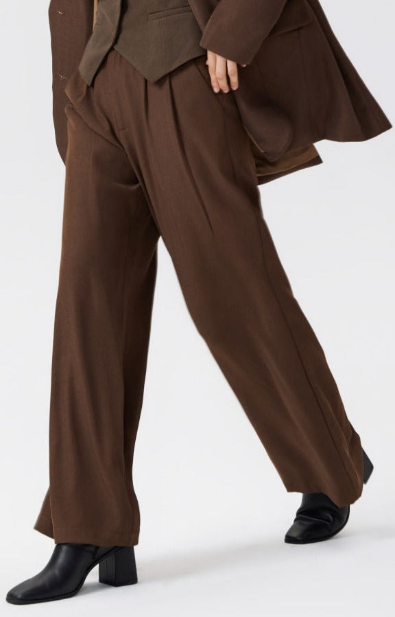 Emma - Pantaloni in Lino a Gamba Larga
