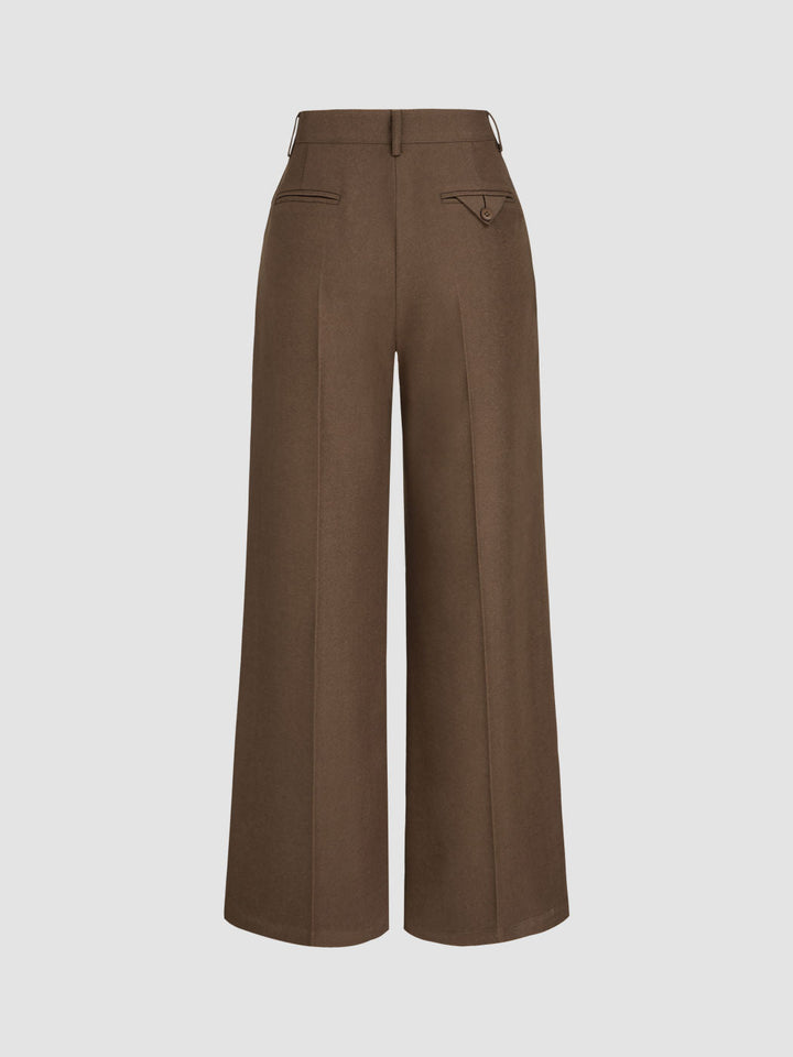 Emma - Pantaloni in Lino a Gamba Larga