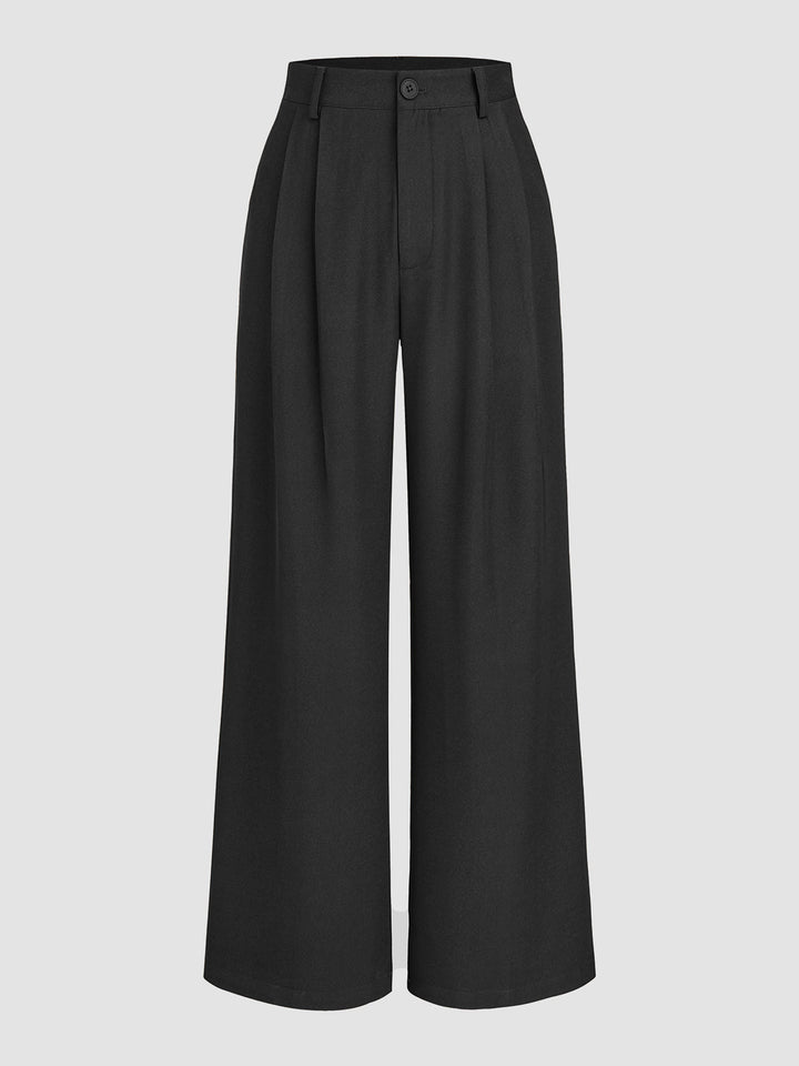 Emma - Pantaloni in Lino a Gamba Larga