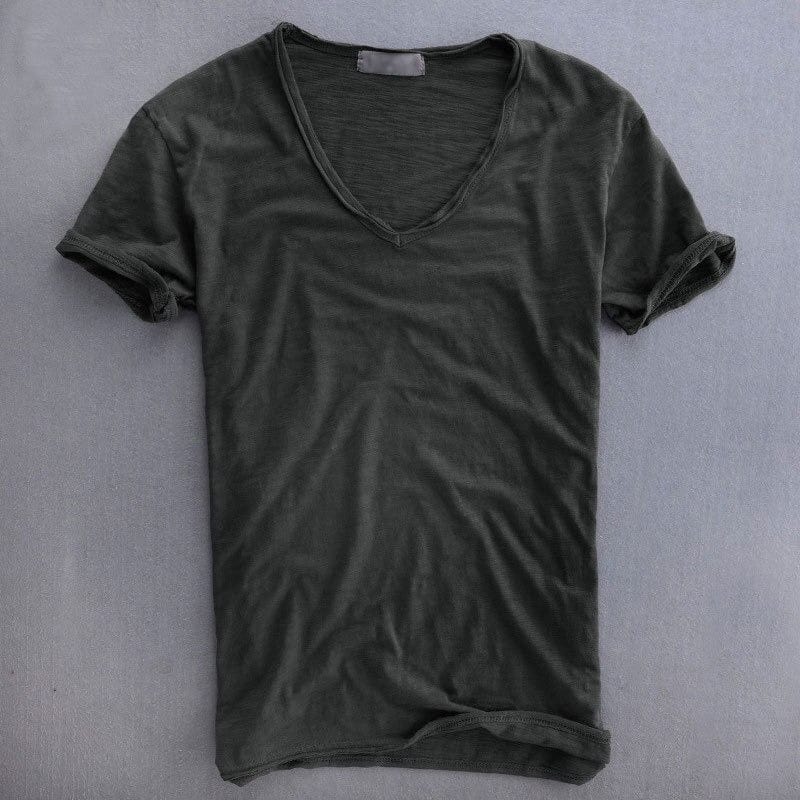 T-shirt di cotone formale per occasioni eleganti - Scopri il tuo stile raffinato con i nostri articoli di moda in cotone di alta qualità.