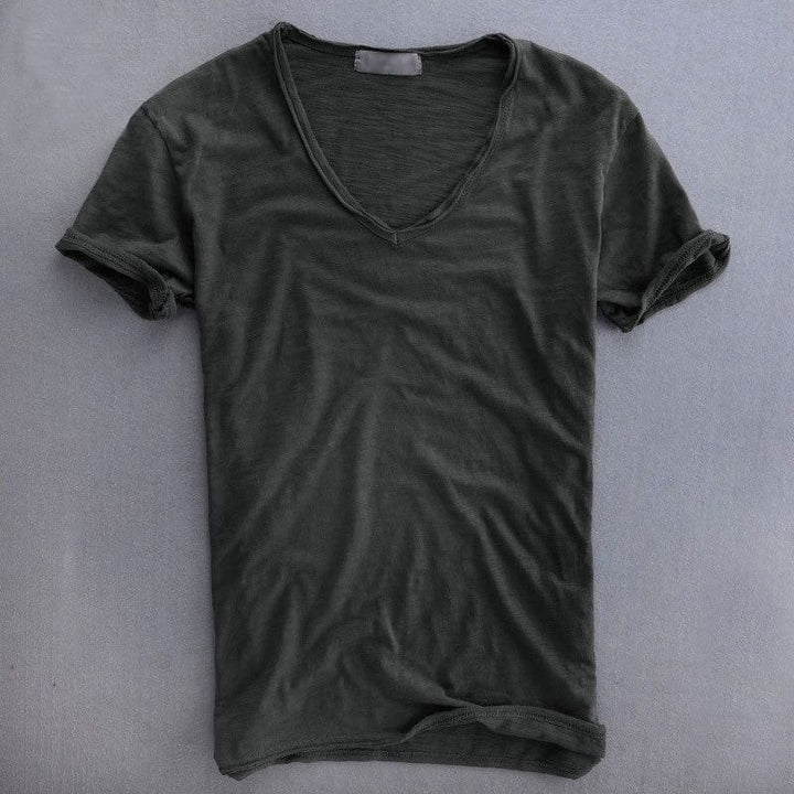 T-shirt di cotone formale per occasioni eleganti - Scopri il tuo stile raffinato con i nostri articoli di moda in cotone di alta qualità.