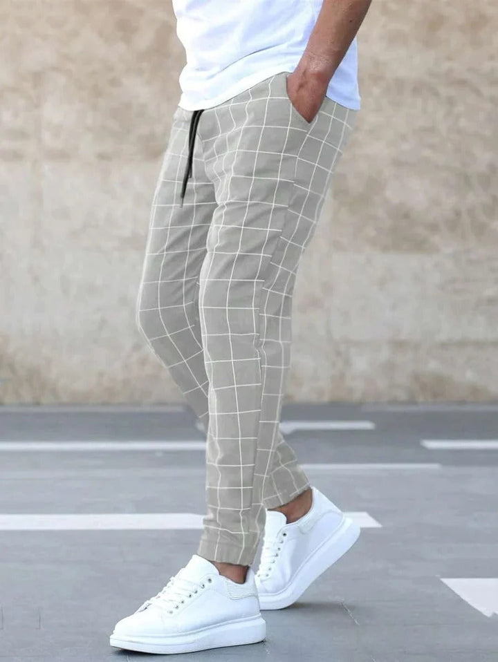 Aldo - Pantaloni Jogger a Quadri