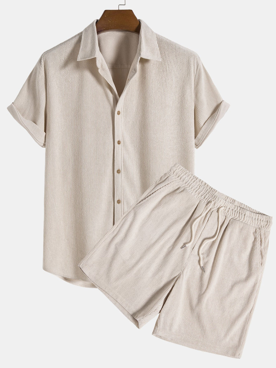 Set di pantaloni in velluto a coste