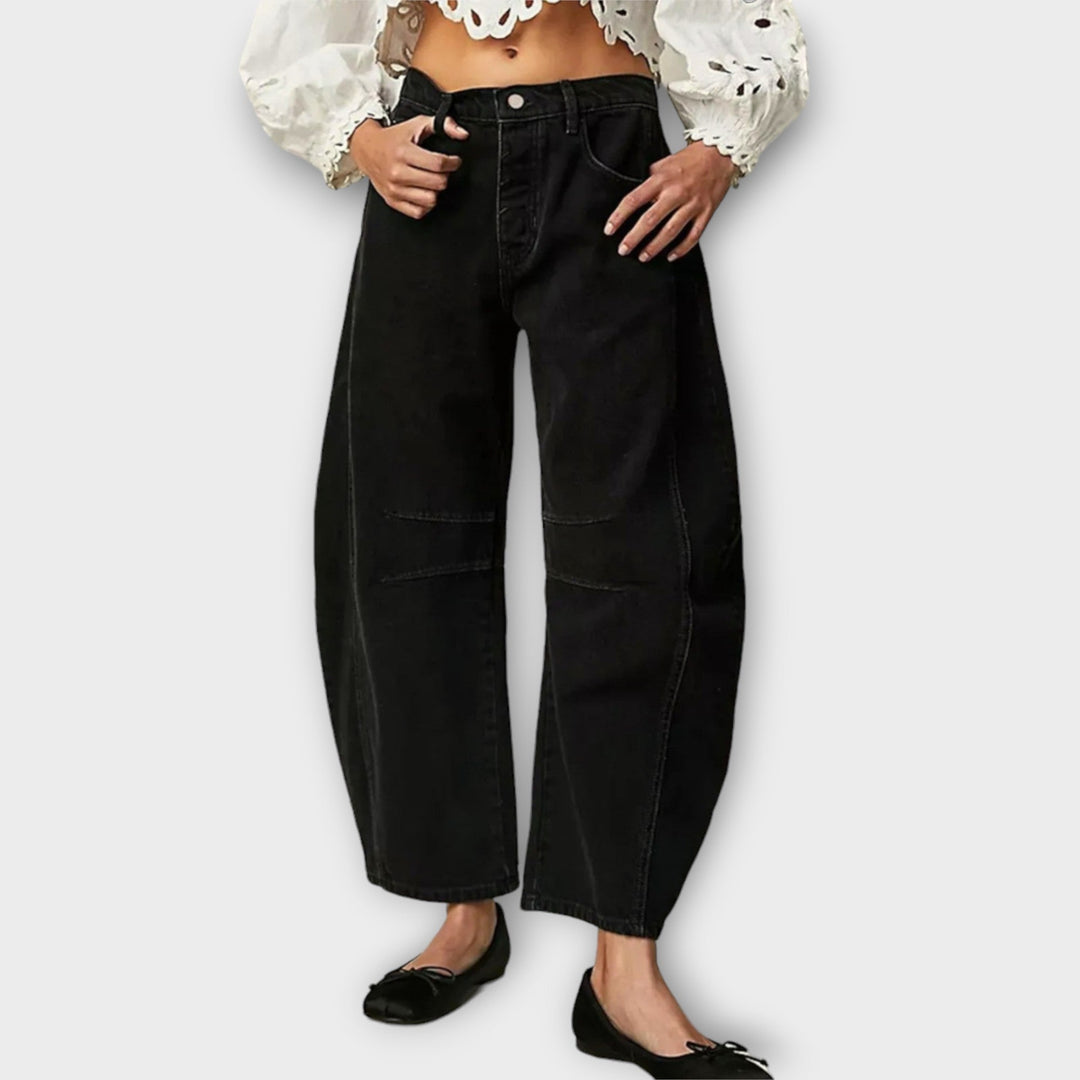 Rosa - Jeans comodi dal taglio ampio