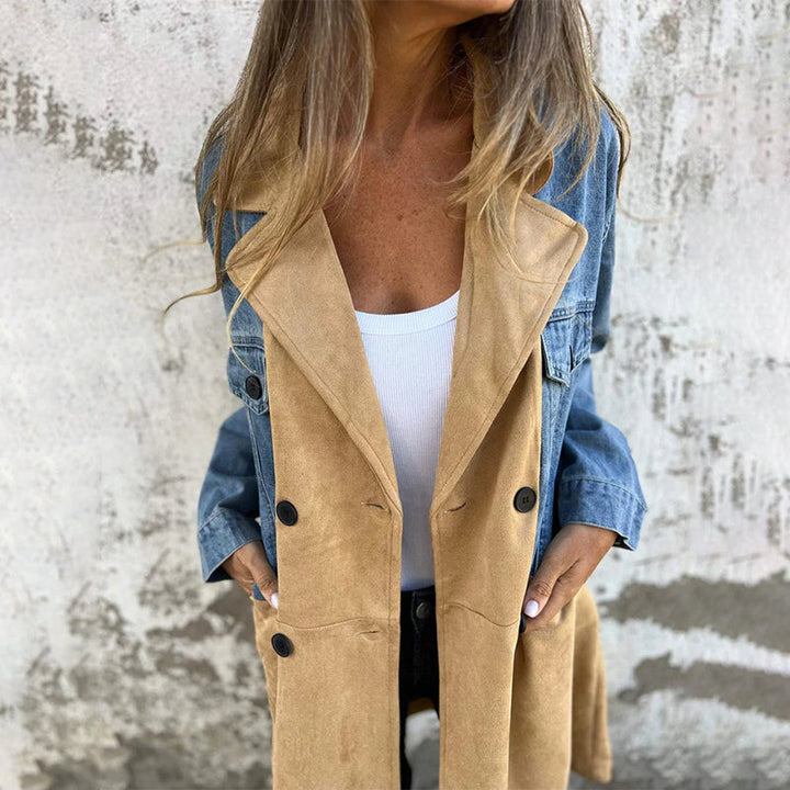 Mara - Il trench in denim elegante e versatile