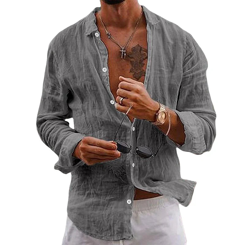 Luca - Camicia Elegante in Lino