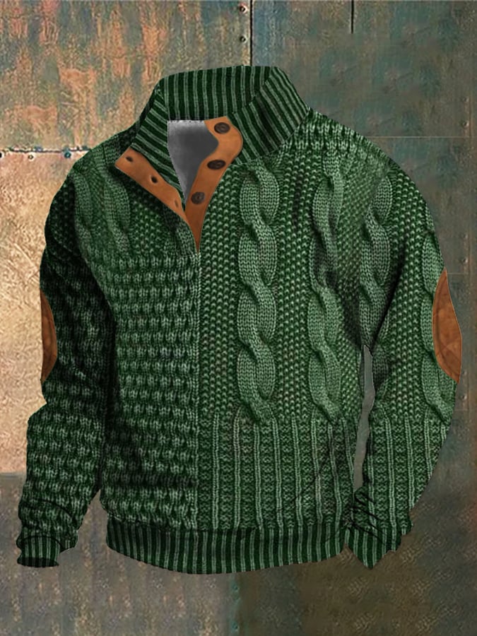 Alvize - Pullover casual con bottoni per un look semplice e chic