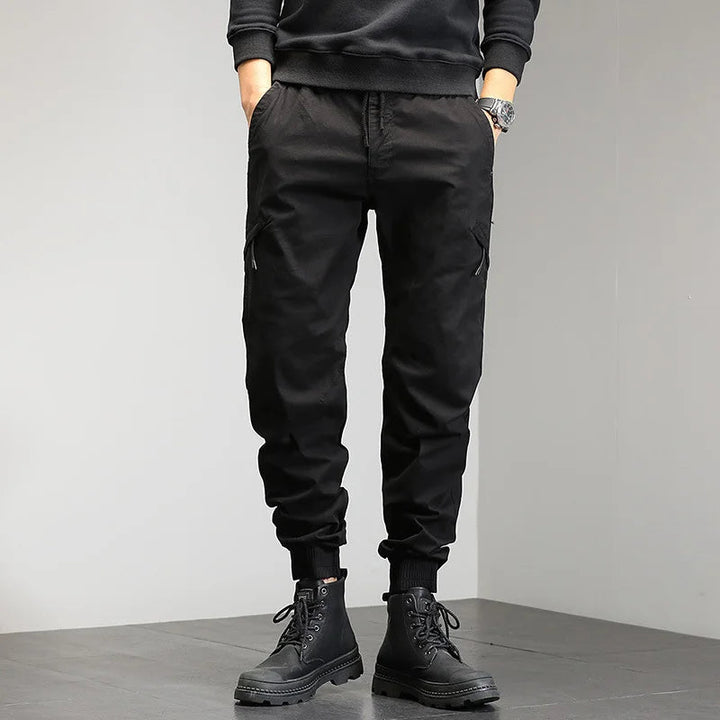 Mario - Pantaloni Cargo Multi-Tasche in Spandex
