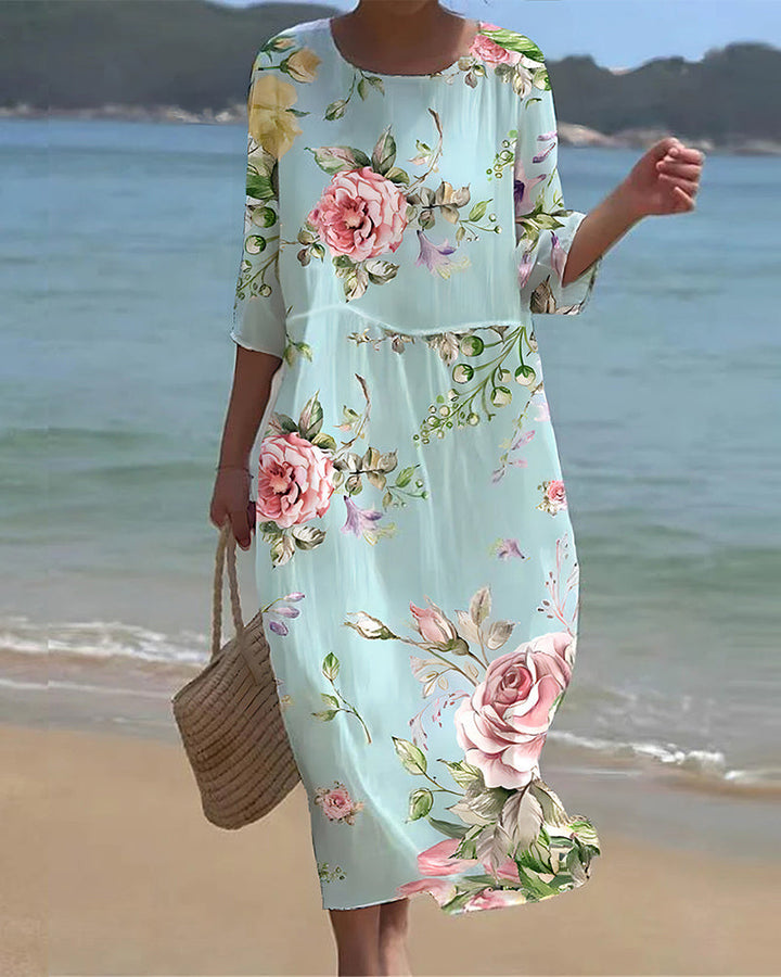Mara - Abito Elegante con Fiori