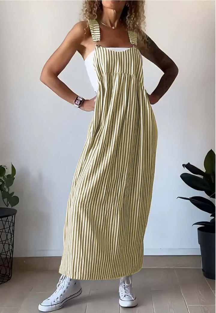 Tuta elegante a righe