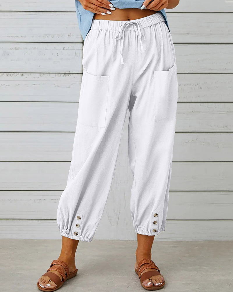 Monica - Pantaloni Eleganti a Larghezza Ampia