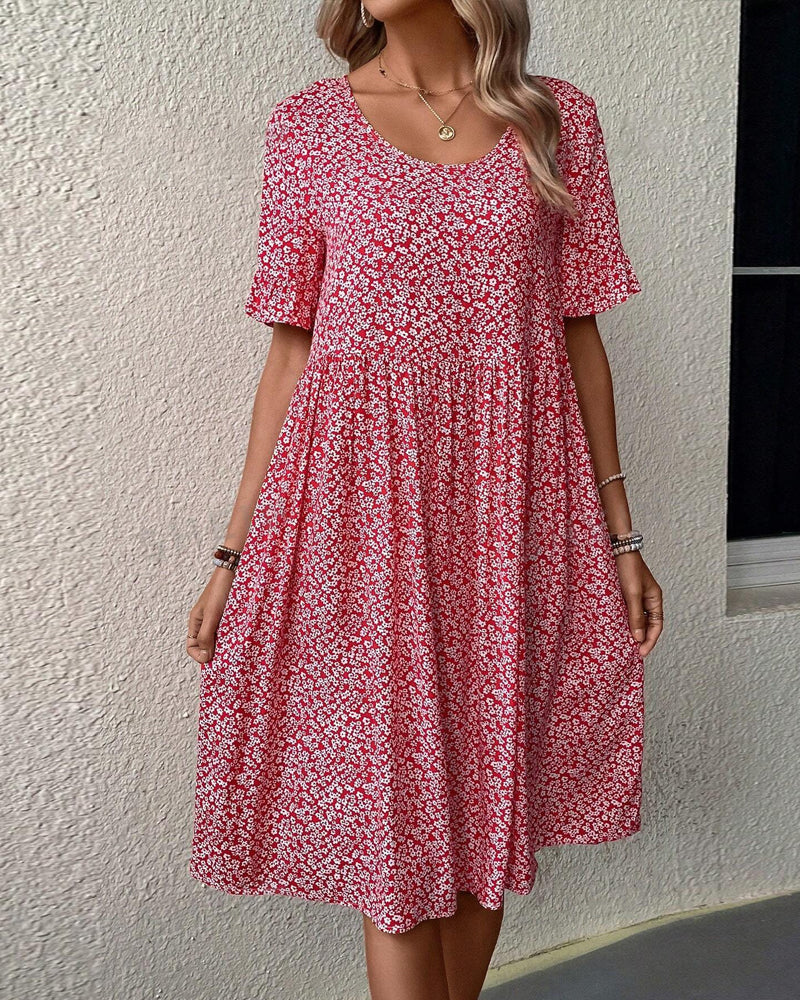 Livia - Abito Midi Elegante Floreale