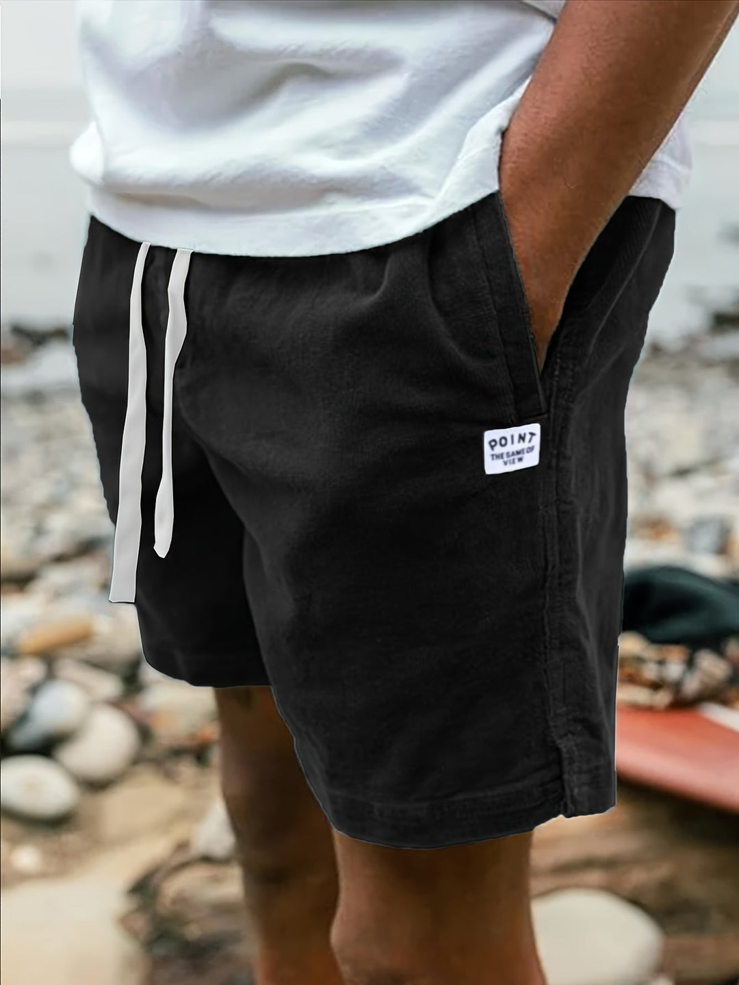 Pantaloni corti in velluto a coste