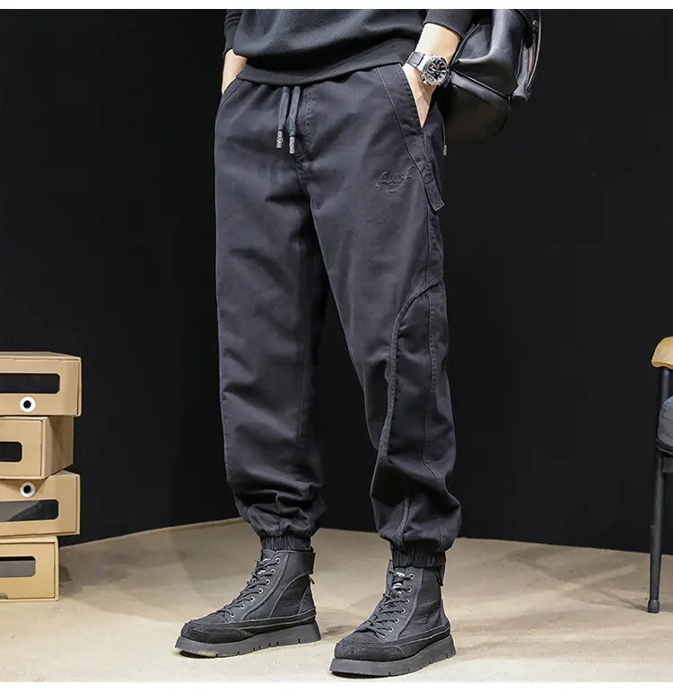 Luca - Pantaloni in cotone americano classico