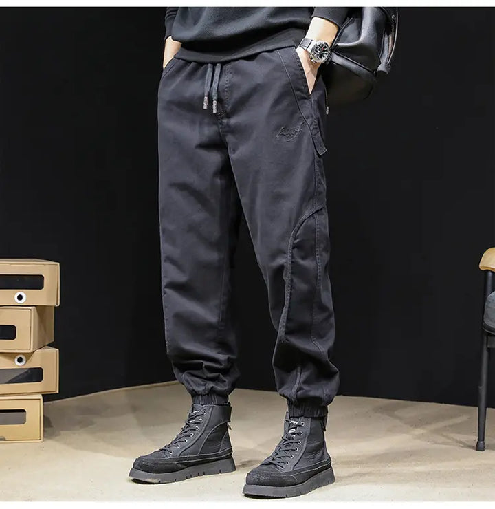 Luca - Pantaloni in cotone americano classico