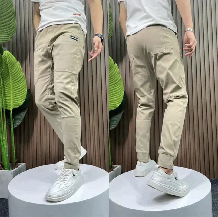 Gianni - Pantaloni Cargo Elasticizzati Axis 1+1 Gratis