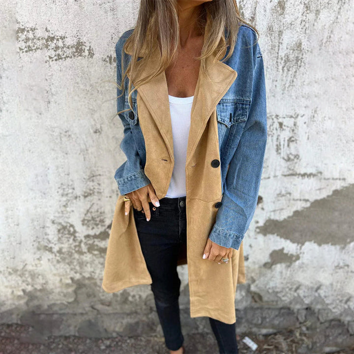 Mara - Il trench in denim elegante e versatile
