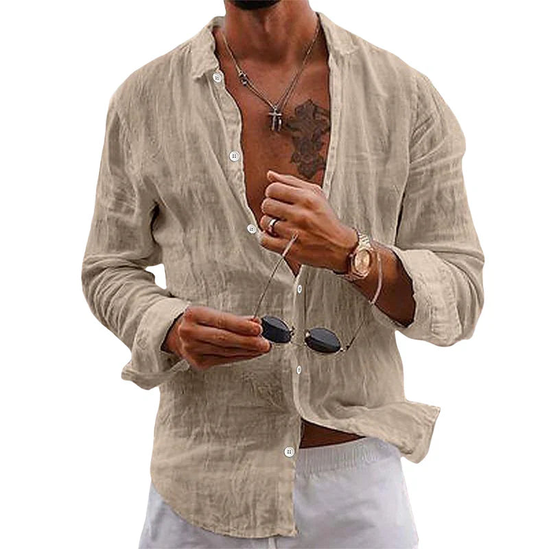 Luca - Camicia Elegante in Lino