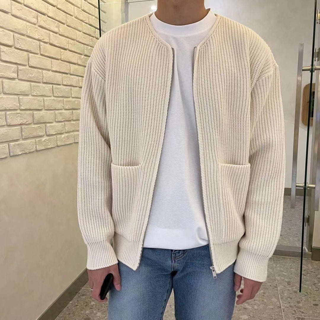Sergio - Cardigan in lana a maglia