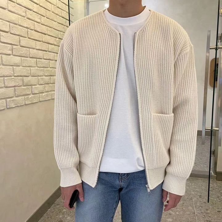 Sergio - Cardigan in lana a maglia