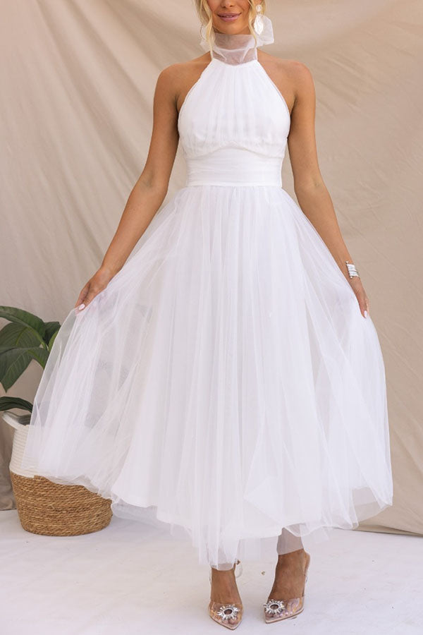 Elisa - Abito Elegante con Gonna Lunga