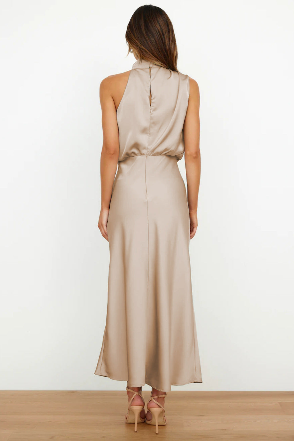 Rosa - Elegante Abito da Sera in Raso