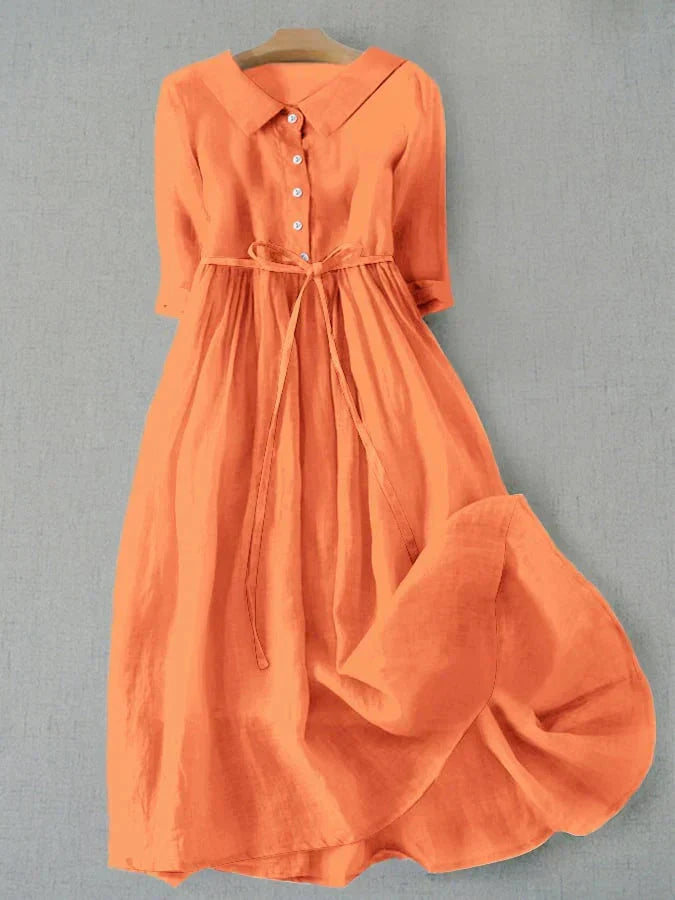 Daria - Vestito in Lino e Mistura
