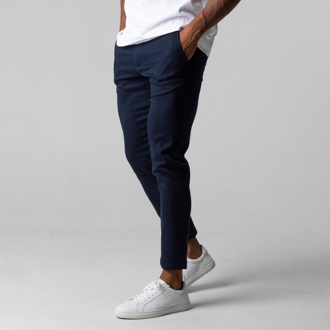 Sergio - Pantaloni Casual in Cotone Elasticizzato