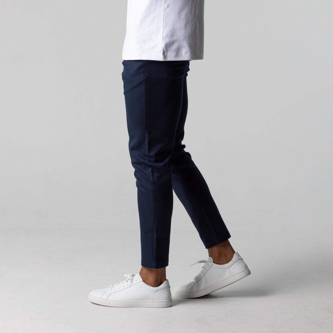 Sergio - Pantaloni Casual in Cotone Elasticizzato
