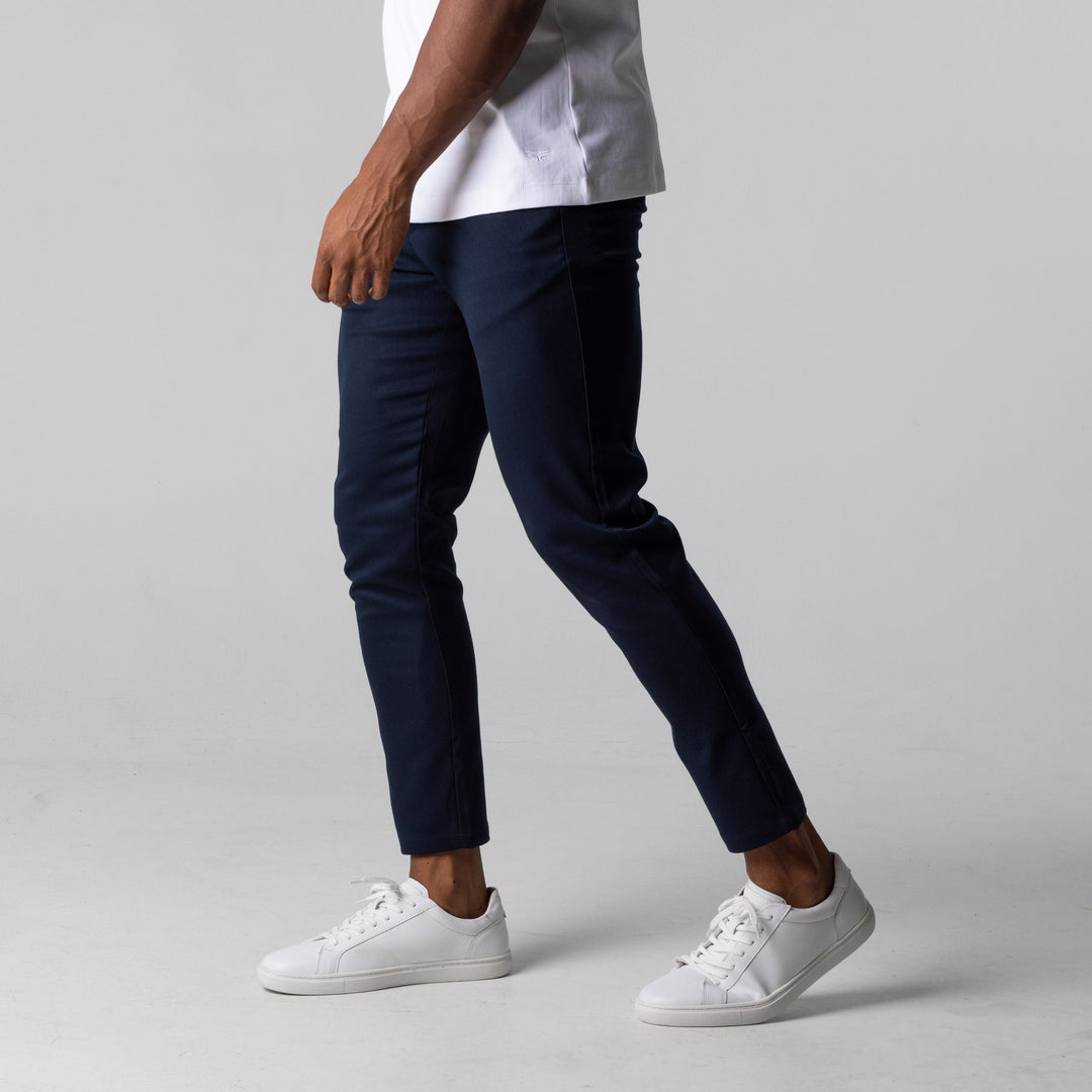 Sergio - Pantaloni Casual in Cotone Elasticizzato