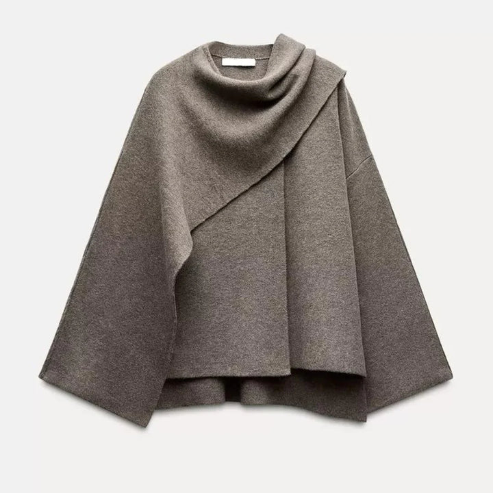 Rosa - Mantella in Lana Cappotto