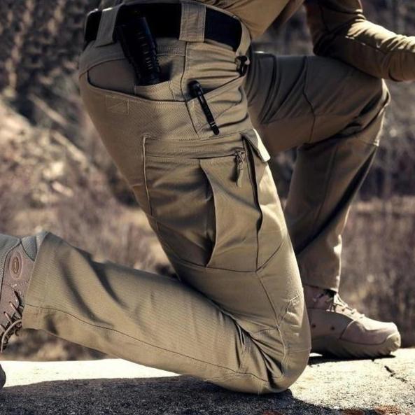 Sergio - Pantaloni Utility in Nylon per Tutte le Stagioni