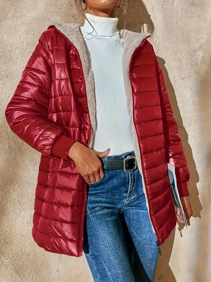 Giulia - Giacca Lunga Casual in Lana