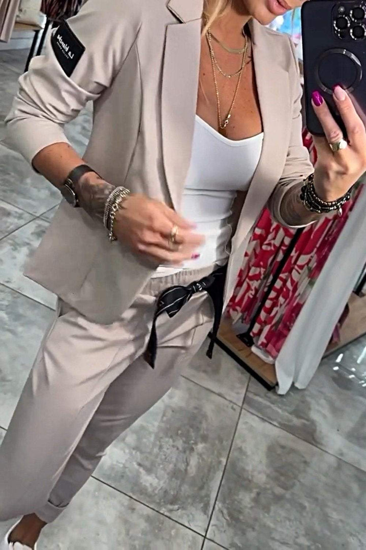 Nina - Giacca e Pantaloni Eleganti in Cotone