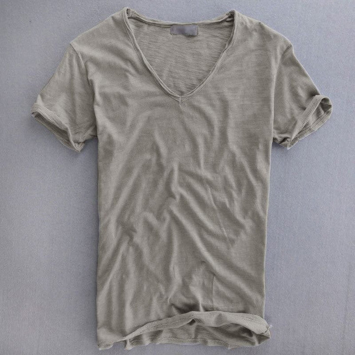 T-shirt di cotone formale per occasioni eleganti - Scopri il tuo stile raffinato con i nostri articoli di moda in cotone di alta qualità.