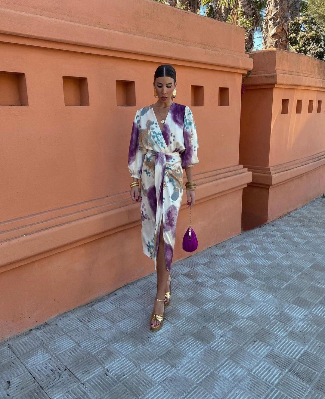 Giulia - Elegante Abito da Sera con Scollatura a V